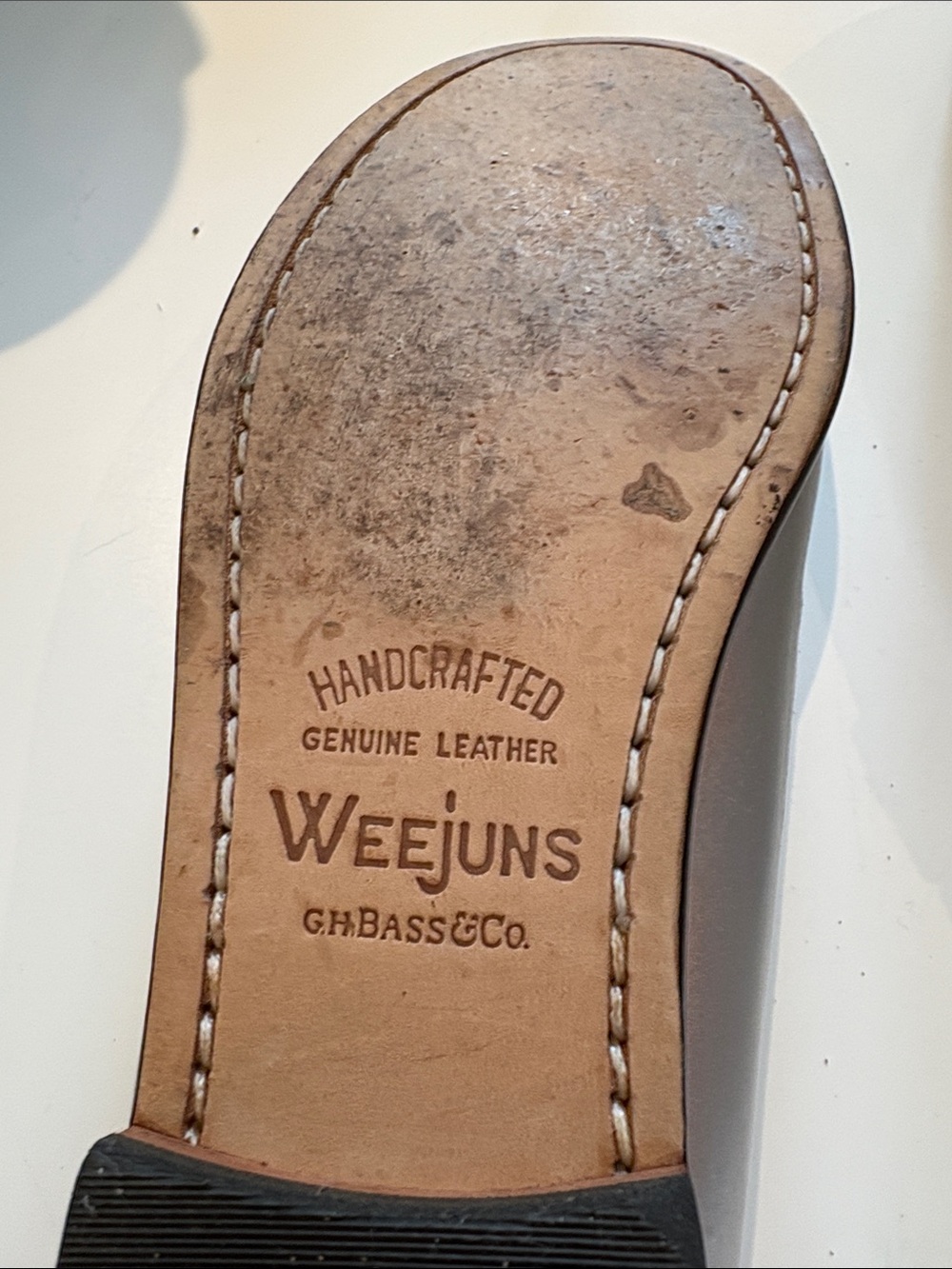G.H. Bass & Co. Metallic Silver Penny Loafers - Picture 2 of 3